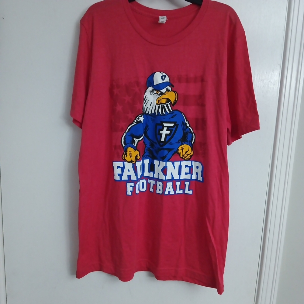 Faulkner Football Red Graphic Tee